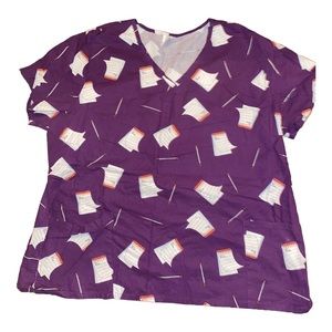 Women’s scrub top.
